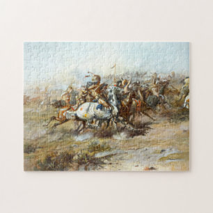 Puzzle Bataille Custer de Little Bighorn Russell