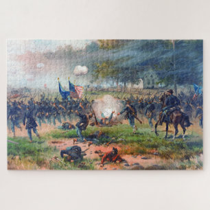 Puzzle Bataille d'Antietam Thure de Thulstrup 1887 Restor