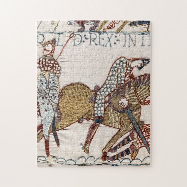 Puzzle Bataille de Hastings - Bayeux Tapestry King Harold (Vertical)
