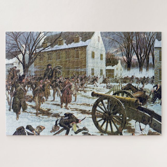 Puzzle Bataille de Trenton par Charles McBarron (Horizontal)