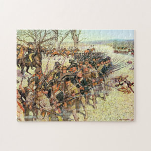 Puzzle Bataille du tribunal de Guilford Révolution améric