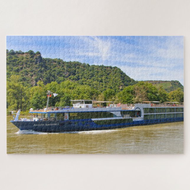 Puzzle Bateau de croisière fluviale européen (Horizontal)