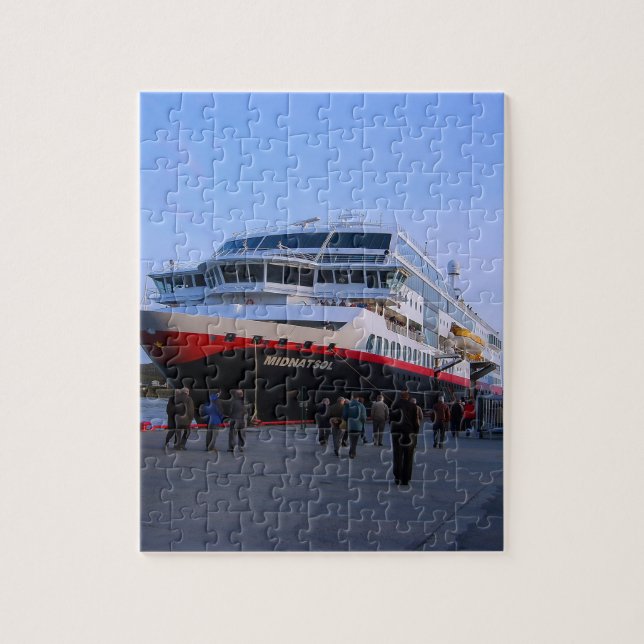 Puzzle Bateau de croisière norvégien (Vertical)