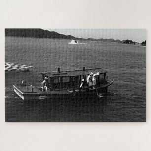 Puzzle Bateau de plongeur de perles de l'île Mikimoto Mie