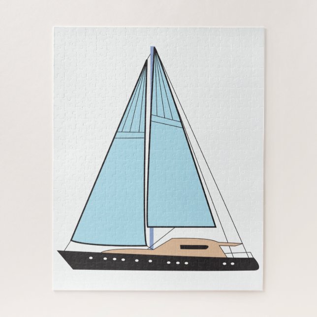 Puzzle Bateau De Voilier De Luxe (Vertical)