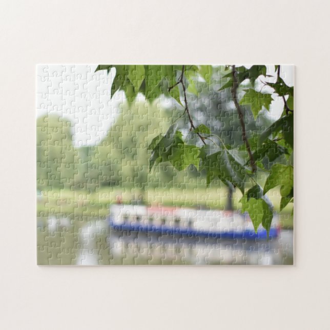 Puzzle Bateau et arbres sur le fleuve Avon Angleterre Roy (Horizontal)