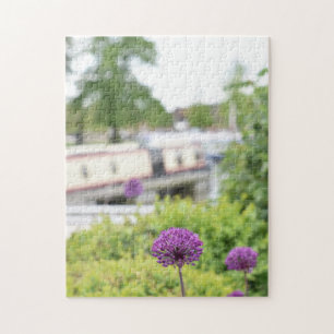 Puzzle Bateaux à canal Allium River Avon Royaume-Uni