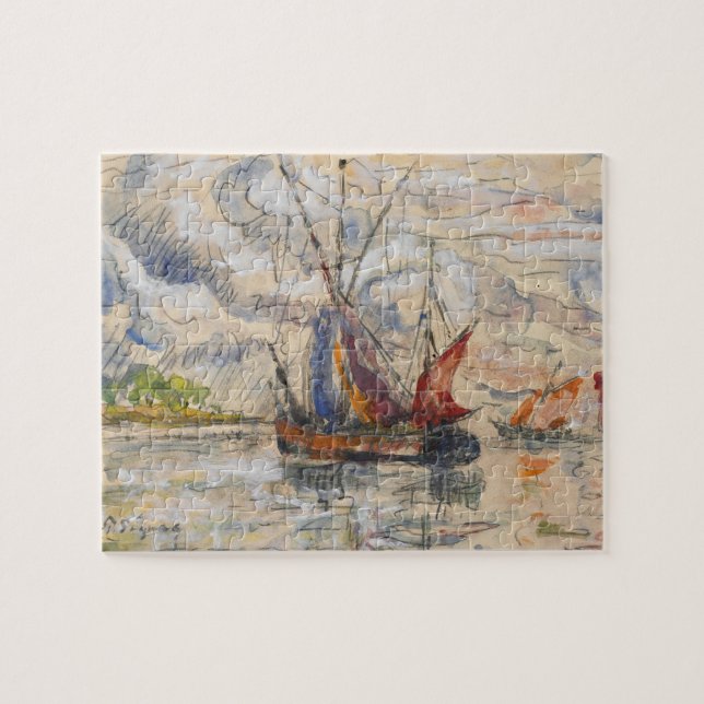 Puzzle Bateaux de pêche à La Rochelle, c.1919-21 (Horizontal)