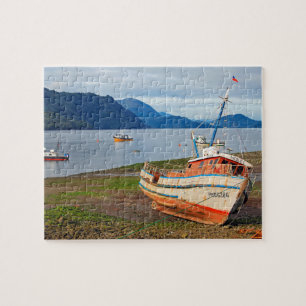 Puzzle Bateaux de pêche, Hornopiren, Chili