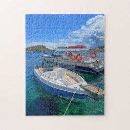 Puzzle Bateaux de pêche Zakynthos Grèce