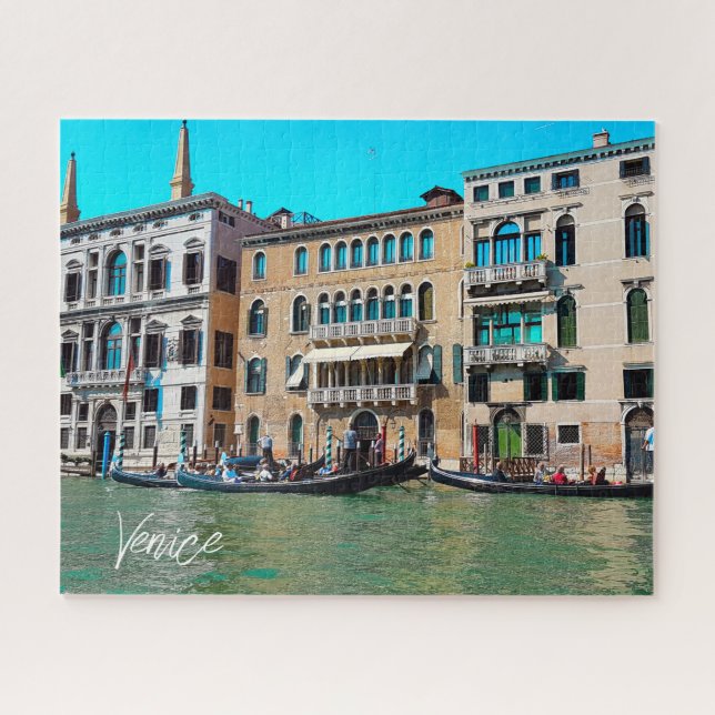 Puzzle Bateaux du canal Gondola de Venise Grand Canal (Horizontal)