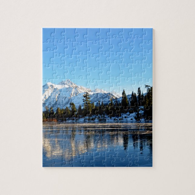 Puzzle Bâti Shuksan avec le lac picture (Vertical)