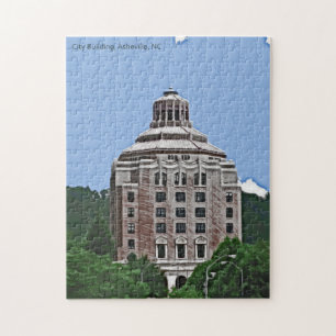 Puzzle Bâtiment de ville, Asheville, OR