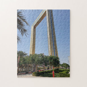 Puzzle Bâtiment Dubai Frame situé dans le parc Zabeel