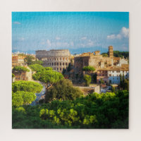 Bâtiments du Colisée Historique Rome Italie Skylin