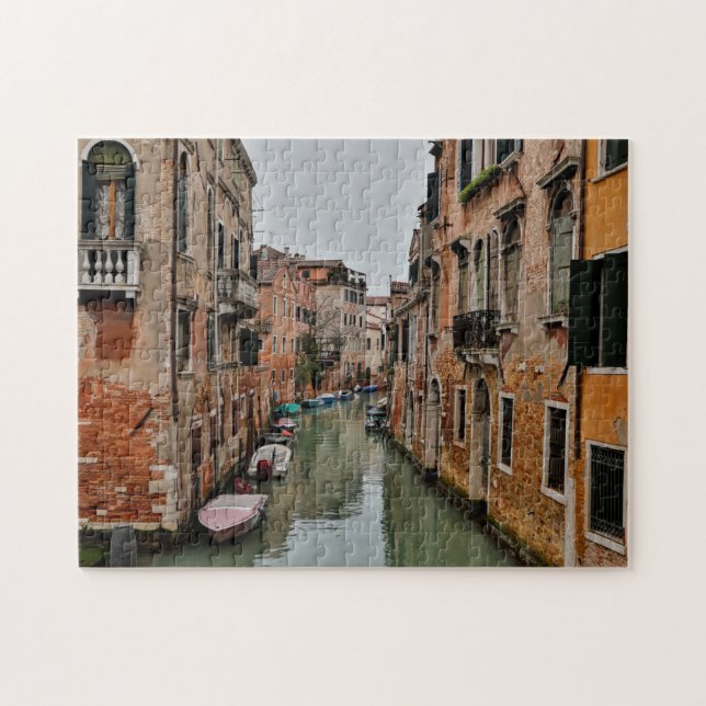 Puzzle Bâtiments le long des canaux de Venise (Horizontal)