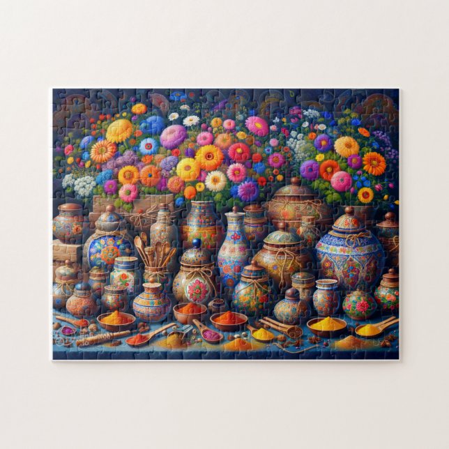 Puzzle "Bazar aux épices florales" (Horizontal)