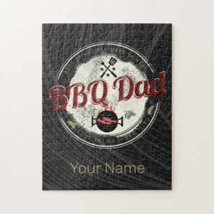 Puzzle BBQ Papa Grill Vintage ou Barbecue Pour Fête des p