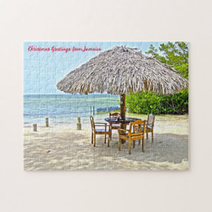 Puzzle Beach Bar Jamaica.