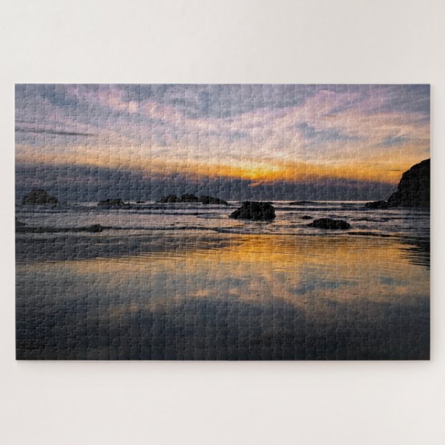 Puzzle Beach Reflektionen (Horizontal)