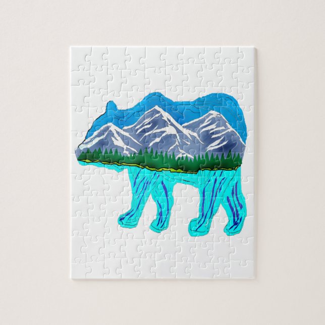 Puzzle Bear much (Vertical)