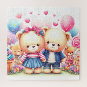 Puzzle Bears de Saint-Valentin