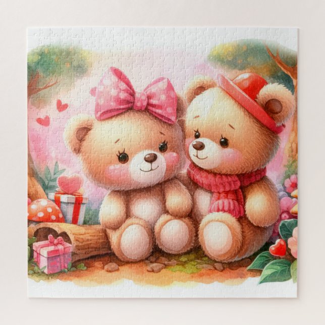 Puzzle Bears de Saint-Valentin (Vertical)