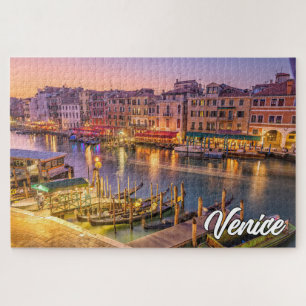 Puzzle Beau coucher de soleil sur Venise, Italie