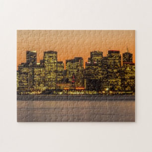 Puzzle Beau coucher du soleil à San Francisco