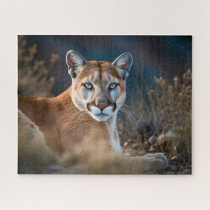 Puzzle Beau Cougar Mountain Lion Wild Cat Animal