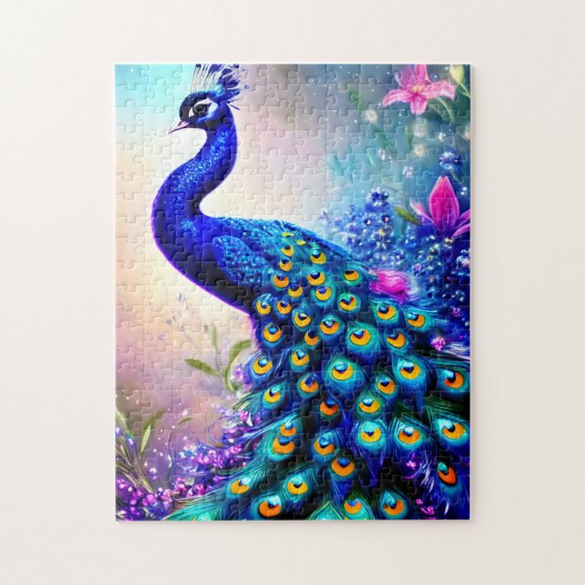 Puzzle Beau Imaginaire Peacock (Vertical)