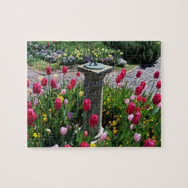 Puzzle Beau Jardin Fleur (Horizontal)
