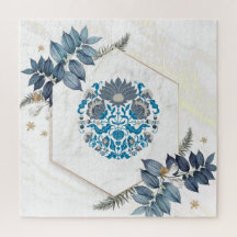 Beau Mandala Floral Art, Arrière - plan de crème