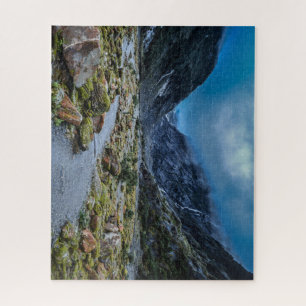 Puzzle Beau paysage nuageux en Nouvelle-Zélande