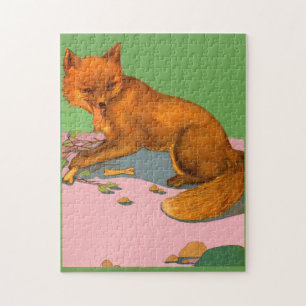 Puzzle beau renard