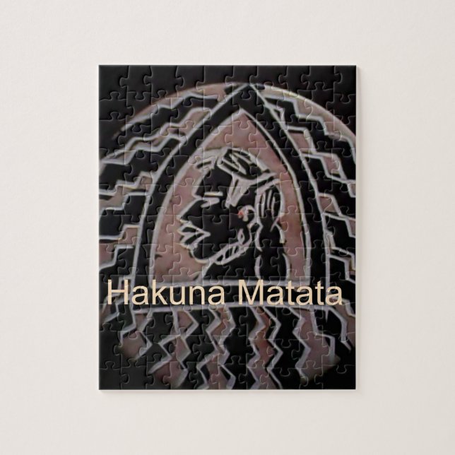 Puzzle Beauté africaine : Bongo Massai Portrait Art Triba (Vertical)