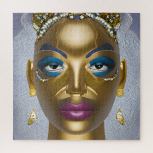 Puzzle Beauté Africaine Élégante : Mois de l'Histoire des