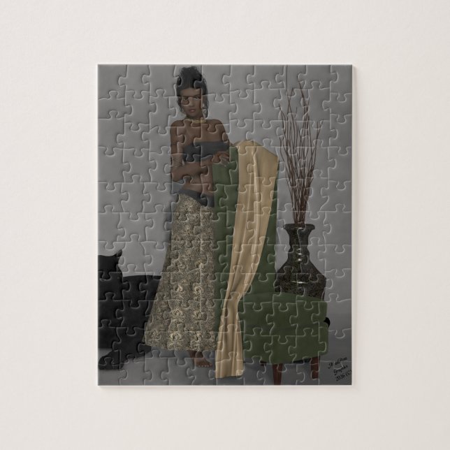 Puzzle Beauté africaine Tyla (Vertical)