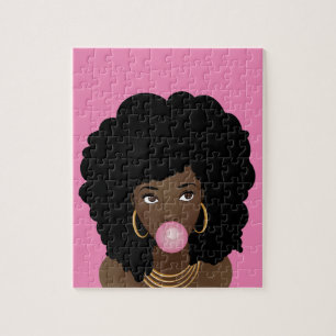 Puzzle Beauté des cheveux naturels, Bubblegum Popping, Ro
