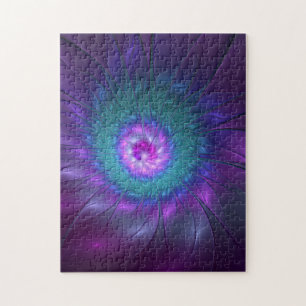 Puzzle Beauté florale Abstraite Fleur d'art fractionnée c
