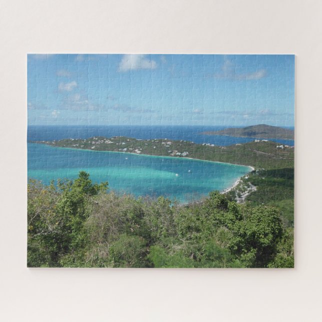 Puzzle Beauté Tropical Caribbean Beach Paradise Photo (Horizontal)