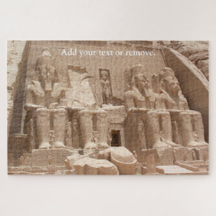 Puzzle Beautiful Ramses 2 tomb temple, Abu Simbel, Egypt,