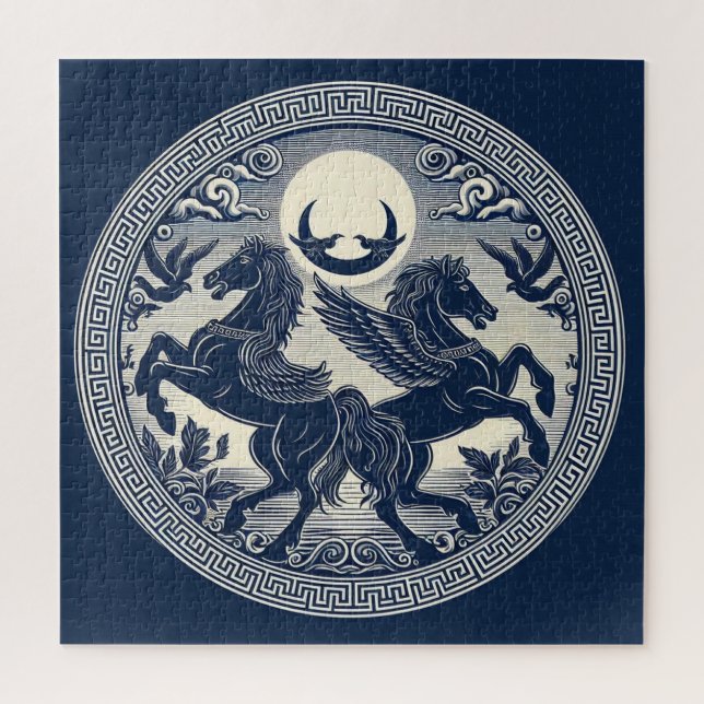 Puzzle Beaux chevaux mystiques 50 (Vertical)