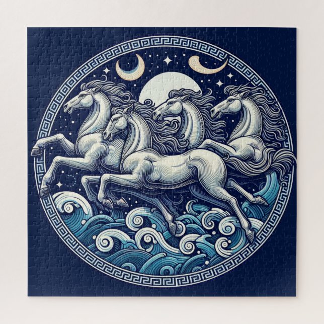 Puzzle Beaux chevaux mystiques 52 (Vertical)