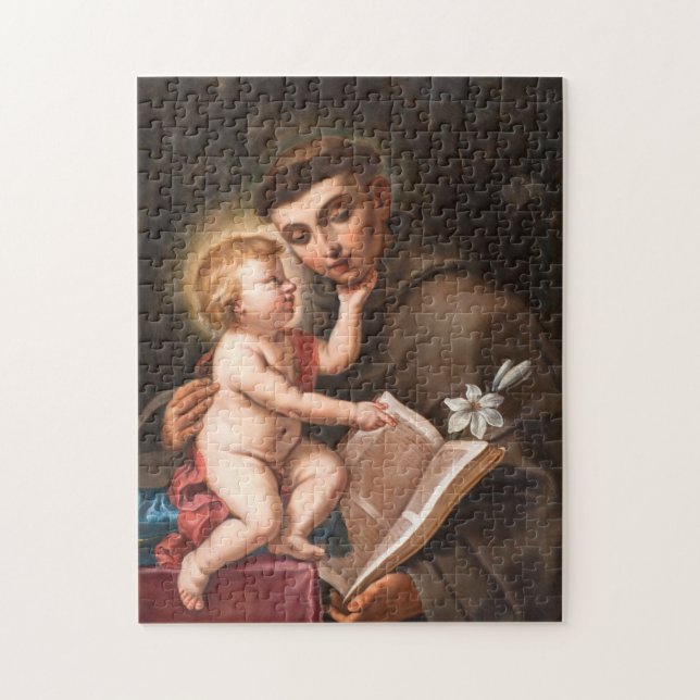 Puzzle Bébé Jésus Avec Saint Antoine De Padoue (Vertical)