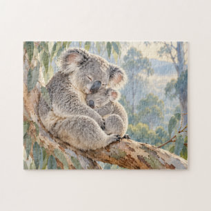 Puzzle Bébé Koala Câlin Art Nature