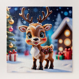 Puzzle Bébé Reindeer
