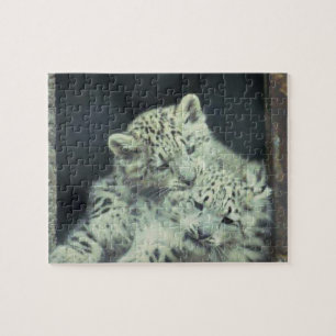 Puzzle Bébés léopard des neiges