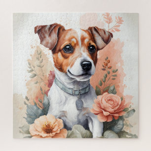 Puzzle Bébés mignons animaux   Jack Russell Terrier Puppy