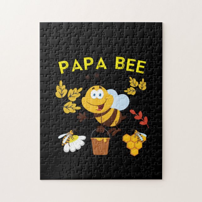 Puzzle Beekeeper Art Papa Bee (Vertical)